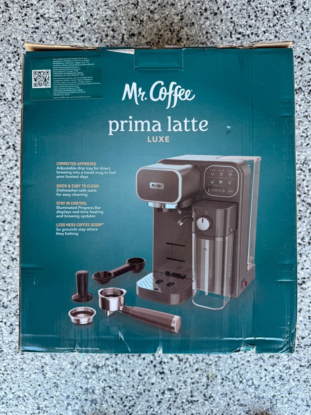 Mr. Coffee Prima Latte Luxe Espresso & Milk Frother - Gray - Picture 6 of 6